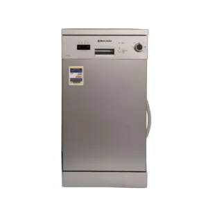 غسالة اطباق وايت بوينت، 10 أفراد، 5 برامج، فضي - WPD 105 DS