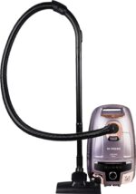 مكنسة كهربائية فريش ماكس، 2200 واط، كيس غبار 5 لتر - رمادي ذهبي