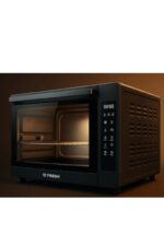 فرن كهربائي فريش 65لتر اسود ديجتال مزود بشواية و مروحة