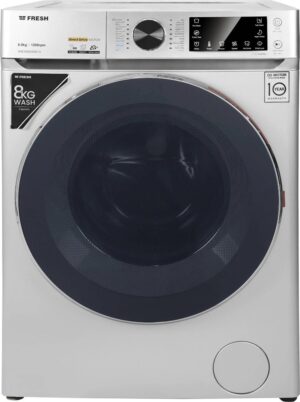 غسالة ملابس فول اوتوماتيك فريش، ديجيتال، 8 كجم، 1200 لفة، 17781 W8DD1255G2S - فضي