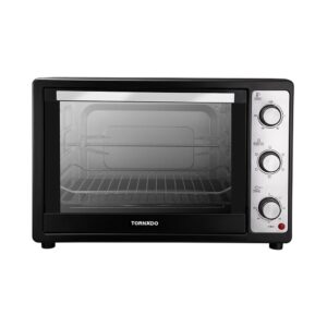 فرن كهربائي تورنيدو 48 لتر 1800 وات شواية مروحة أسود TEO-48DGE(K)