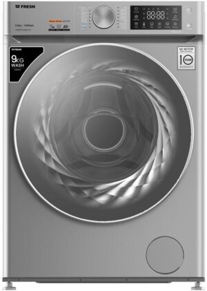 غسالة فريش انفرتر دايركت درايف G1، 9 كجم - فضي