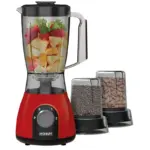 خلاط سمارت، 600 وات، 1.5 لتر، 2 مطحنة ، SBL103RU - احمر اسود