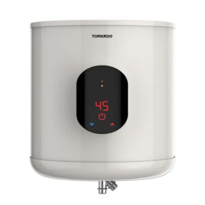 سخان مياه تورنيدو كهرباء 35 لتر ديجيتال أوف وايت EWH-S35CSE-F