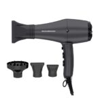 مجفف شعر راش براش ، قدرة 3000 وات ، اسود - D3K