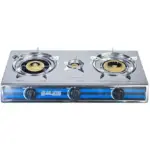 ATA بوتاجاز غاز مسطح، 3 شعلة، J-GC401، فضي