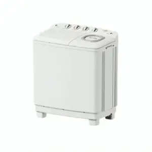 غسالة ملابس توشيبا Twin Tub نصف اوتوماتيك، تحميل علوي، 14 كجم، ابيض - VH-Q150MEG