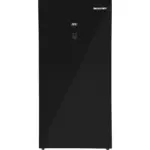 ديب فريزر نوفروست راسي يونيون اير، 205 لتر، 5 درج، باب زجاج، ديجيتال، تاتش، UFN-205LBG1A-DTH - اسود