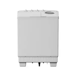 غسالة ملابس ميديا، حوضين، 14 كيلو، MTE02W140/W - ابيض