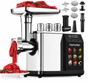 مفرمة لحم هومو تك ستيل ديجيتال 1800 وات MG102-C